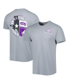 IMAGE ONE MEN'S GRAY TCU HORNED FROGS HYPERLOCAL T-SHIRT