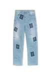 GIVENCHY GIVENCHY BLUE PATCHED JEANS
