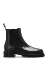 OFF-WHITE OFF-WHITE BLACK LEATHER CHELSEA BOOTS