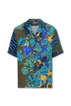 VERSACE VERSACE MULTICOLOUR SHIRT WITH SHORT SLEEVES