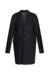 DSQUARED2 DSQUARED2 BLACK COAT WITH POCKETS