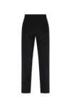 GIVENCHY GIVENCHY BLACK PLEAT-FRONT TROUSERS