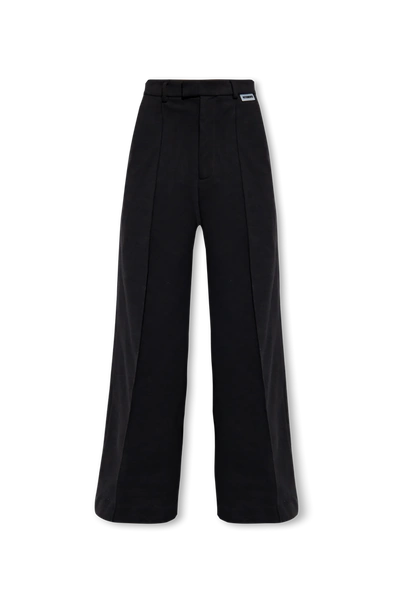 Vetements Black Trousers With Wide Legs In New