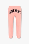 GIVENCHY GIVENCHY PINK SWEATPANTS WITH LOGO