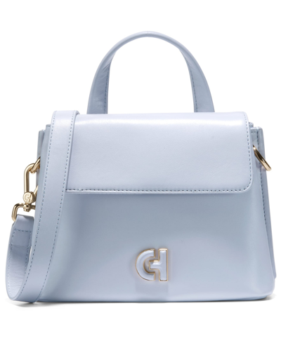 Cole Haan Mini Collective Leather Satchel In Heather