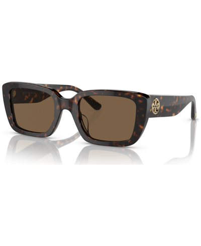 Tory Burch Woman Sunglass Ty7190u In Dark Tortoise