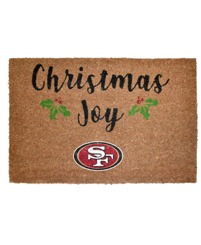 Memory Company The  San Francisco 49ers 23" X 35" Holiday Door Mat In Multi