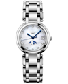 LONGINES WOMEN'S SWISS AUTOMATIC DIAMOND (1/20 CT. T.W.) STAINLESS STEEL BRACELET WATCH 30MM