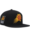 Mitchell & Ness Men's  Black Phoenix Suns Side Core 2.0 Snapback Hat In Black