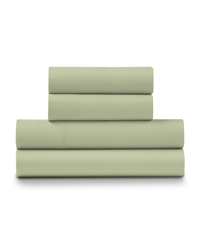 Ella Jayne Viscose From Bamboo 4 Piece Sheet Set, California King In Sage