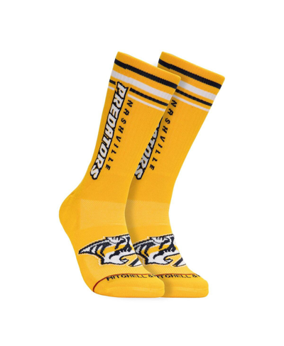 Mitchell & Ness Men's  Gold Nashville Predators Power Play Crew Socks