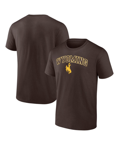 Fanatics Men's  Brown Wyoming Cowboys Campus T-shirt