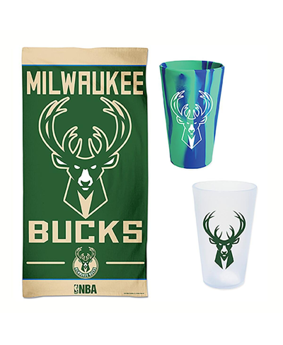 Wincraft Milwaukee Bucks Beach Day Accessories Pack In Green