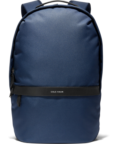 Cole Haan Triboro Large Nylon Backpack Bag In Navy Blazer