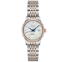 LONGINES WOMEN'S SWISS AUTOMATIC RECORD DIAMOND (1/2 CT. T.W.) STAINLESS STEEL & 18K ROSE GOLD CAP 200 BRACEL