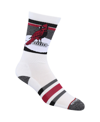 MITCHELL & NESS MEN'S AND WOMEN'S MITCHELL & NESS WHITE ARIZONA CARDINALS INTERCEPTION CREW SOCKS