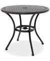 Agio Wythburn Mix And Match 32" Round Cast Aluminum Outdoor Bistro Table In Bronze Finish