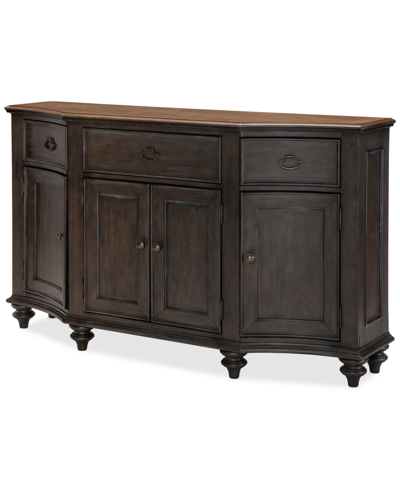 Macy's Mandeville Credenza In Brown