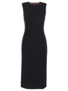 DOLCE & GABBANA WOOL SLEEVELESS DRESS