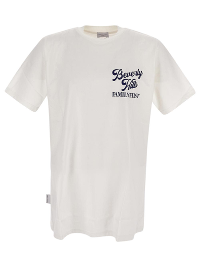 Family First Cotton T-shirt In White