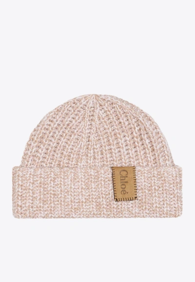 CHLOÉ CHUNKY KNIT BEANIE