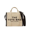 Marc Jacobs Women Beige Canvas The Tote Shopping Bag In Neutrals