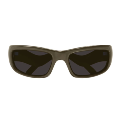 Balenciaga Eyewear Rectangular Frame Sunglasses In Brown