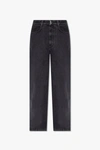 GIVENCHY GIVENCHY GREY JEANS WITH MONOGRAM