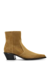 OFF-WHITE OFF-WHITE BROWN ‘SLIM TEXAN’ ANKLE BOOTS