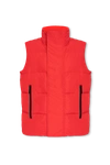 DSQUARED2 DSQUARED2 RED QUILTED VEST