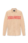 DSQUARED2 DSQUARED2 BEIGE JACKET WITH LOGO