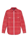 JACQUEMUS JACQUEMUS RED ‘MONTAGNE’ CHECKED JACKET