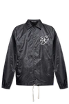 PALM ANGELS PALM ANGELS BLACK JACKET WITH LOGO