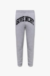 GIVENCHY GIVENCHY GREY SWEATPANTS WITH LOGO