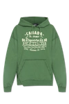DSQUARED2 DSQUARED2 GREEN PRINTED HOODIE