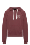 PALM ANGELS PALM ANGELS BURGUNDY HOODIE WITH LOGO
