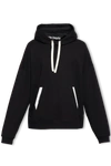 PALM ANGELS PALM ANGELS BLACK HOODIE WITH LOGO