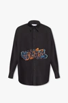 OFF-WHITE OFF-WHITE BLACK EMBROIDERED SHIRT