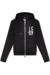 DSQUARED2 DSQUARED2 BLACK ZIP-UP HOODIE
