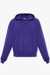 OFF-WHITE OFF-WHITE PURPLE HOODIE WITH LOGO