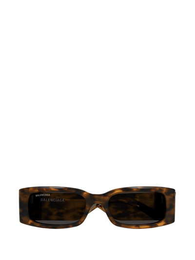 Balenciaga Eyewear Rectangular Frame Sunglasses In Multi