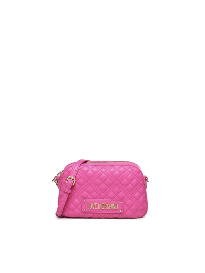 LOVE MOSCHINO QUILTED SHOULDER BAG