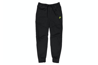 Pre-owned Nike Sportswear Tech Fleece Sweatpants Black/volt