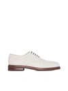 Brunello Cucinelli Suede Derbies In Avena