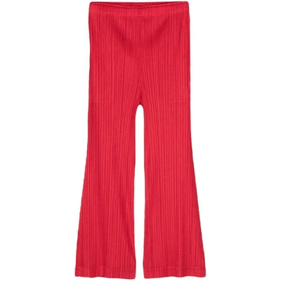 Issey Miyake Pleats Please  Trousers In Pink