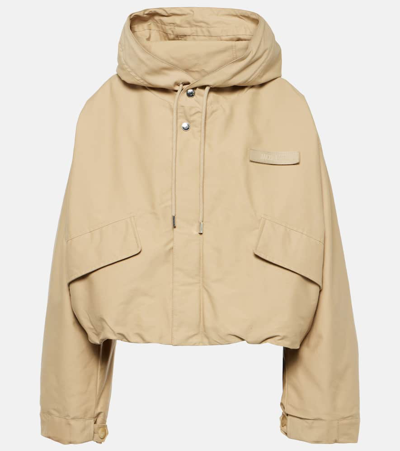 Jacquemus La Parka Courte Caraco Jacket In Beige