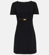 Versace Mini Dress In Black