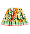Dolce & Gabbana Printed Cotton Skirt In Multicoloured