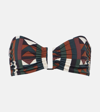 Eres Zoom Printed Bandeau Bikini Top In Imprime Kaleido Eclipse