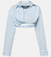 Jacquemus Light Blue La Chemise Bahia Courte Shirt In Blue